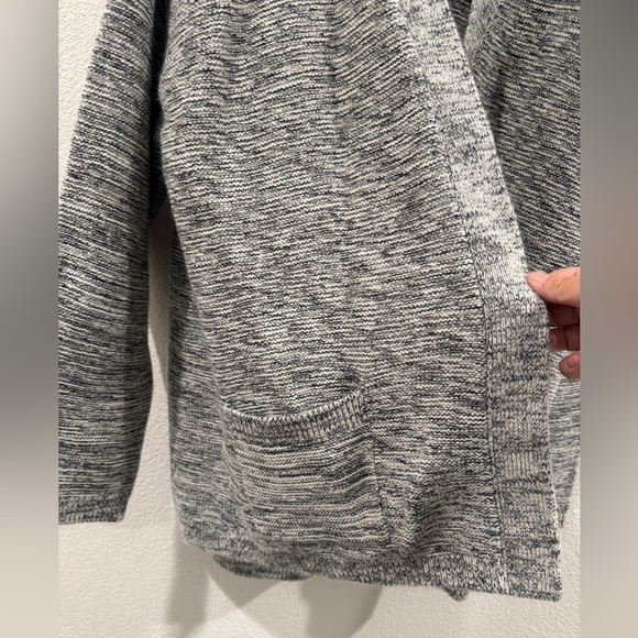 Gap Wool Blend Knit Kimono Third Light Grey Open Front Cardigan Sweater XXL - Picture 4 of 16